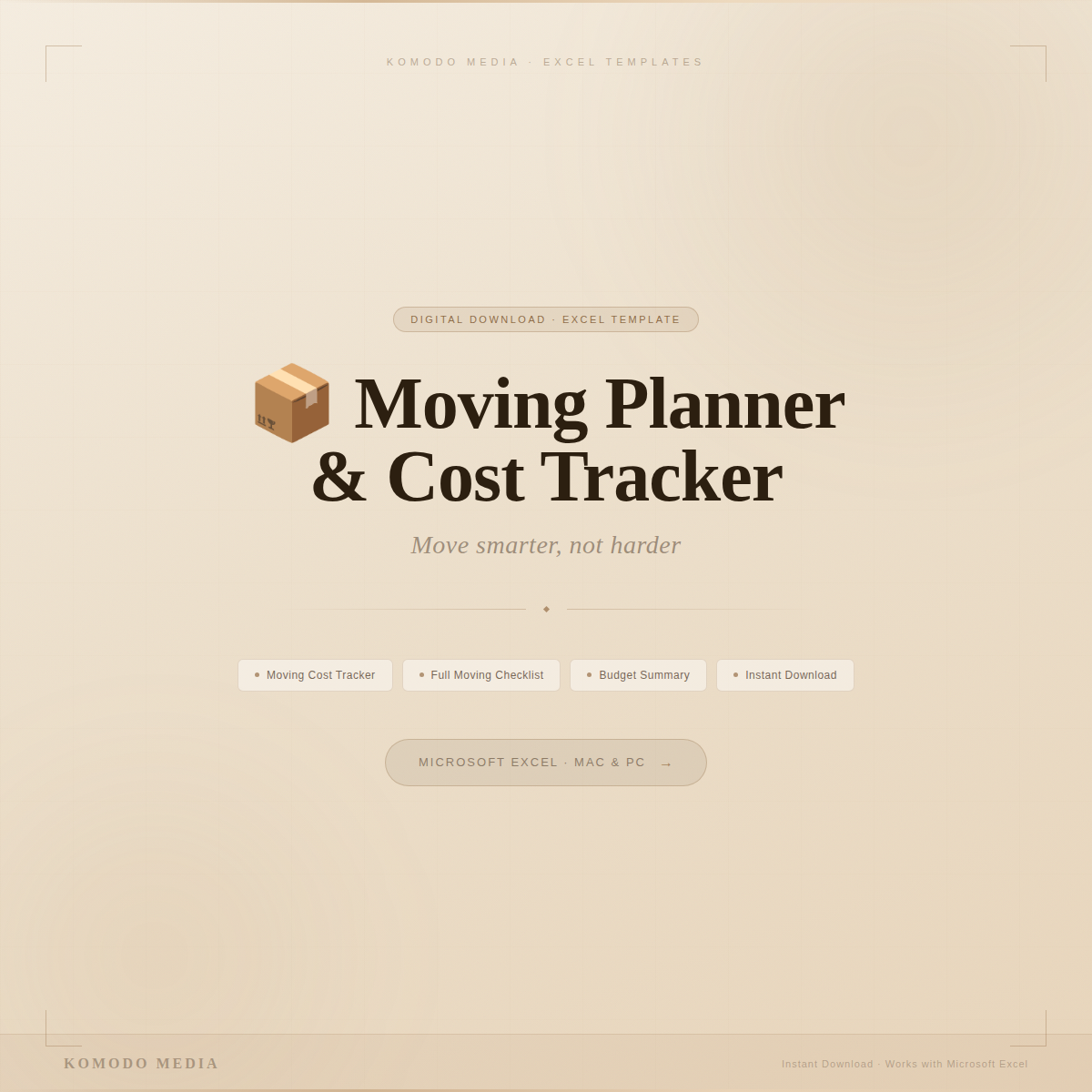 📦 Moving Planner & Cost Tracker