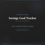 🎯 Savings Goal Tracker