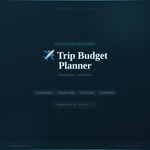 ✈️ Trip Budget Planner