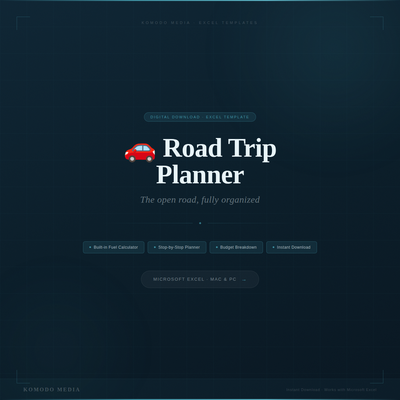 🚗 Road Trip Planner