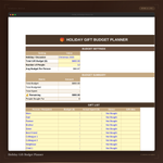 🎁 Holiday Gift Budget Planner
