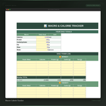 📊 Macro & Calorie Tracker